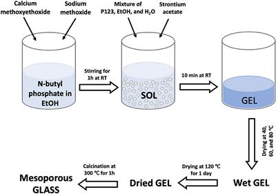 Mesoporous Strontium-Doped Phosphate-Based Sol-Gel Glasses for Biomedical Applications